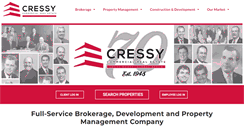 Desktop Screenshot of cressy.com